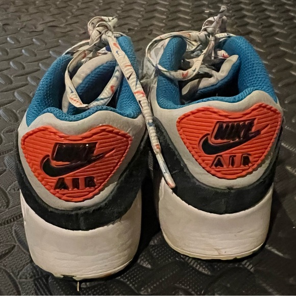 Nike Air Max Kids Shoes - Grey and Blue - Picture 3 of 4